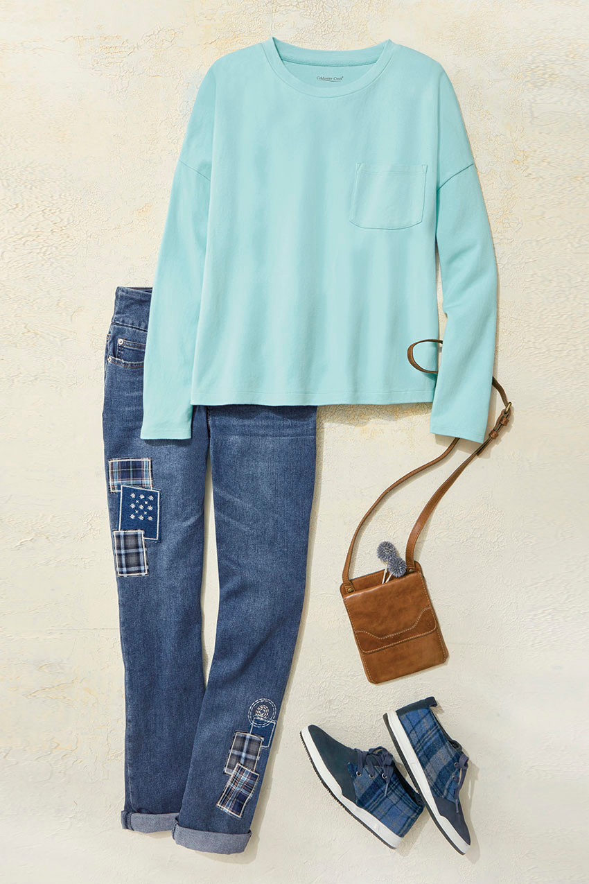 BestCotton™ Boxy Pocket Tee - Coldwater Creek