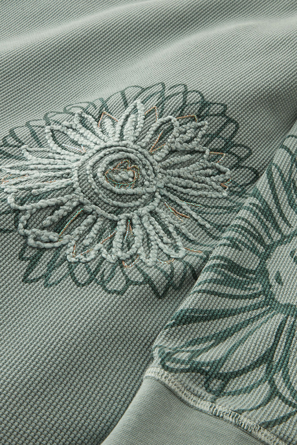 Vintage Vignette Waffle Tunic