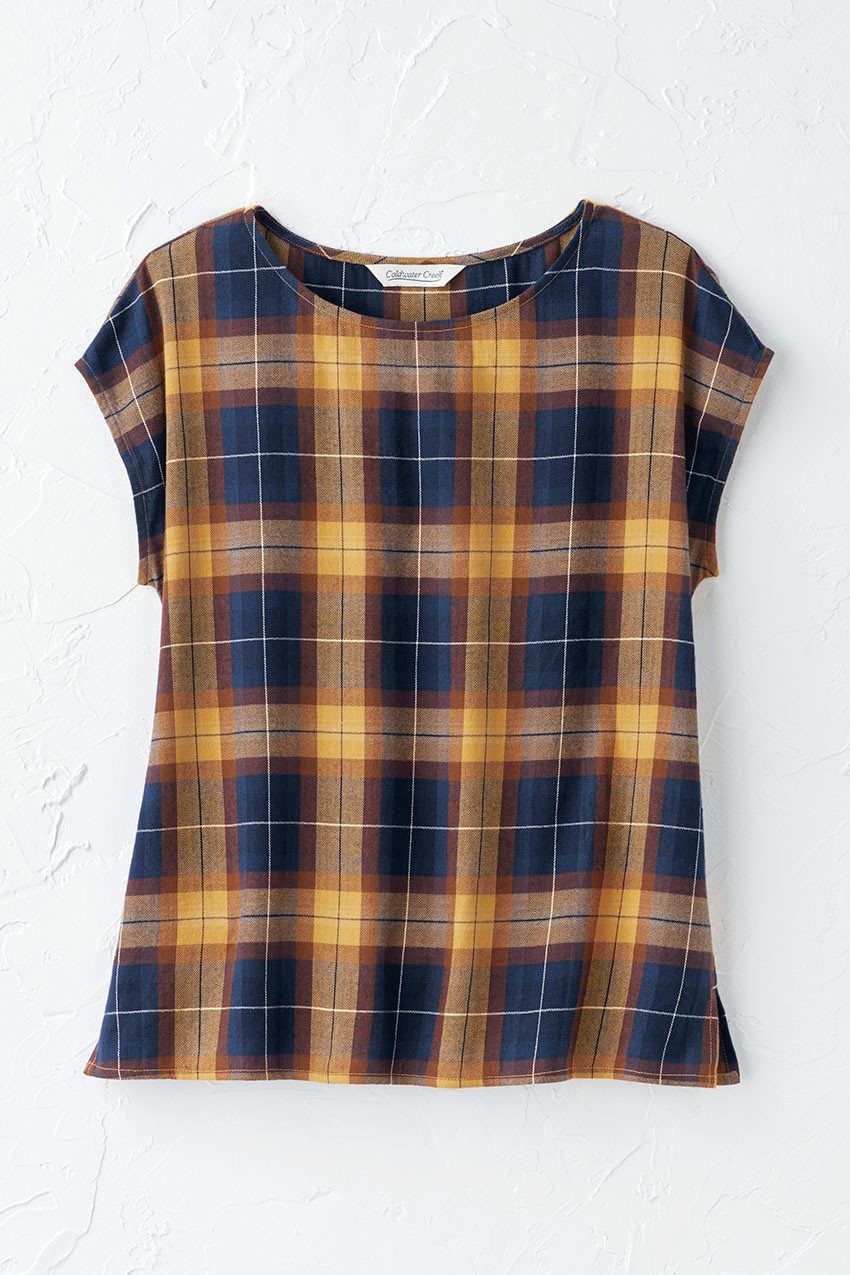Autumn Plaid Shell
