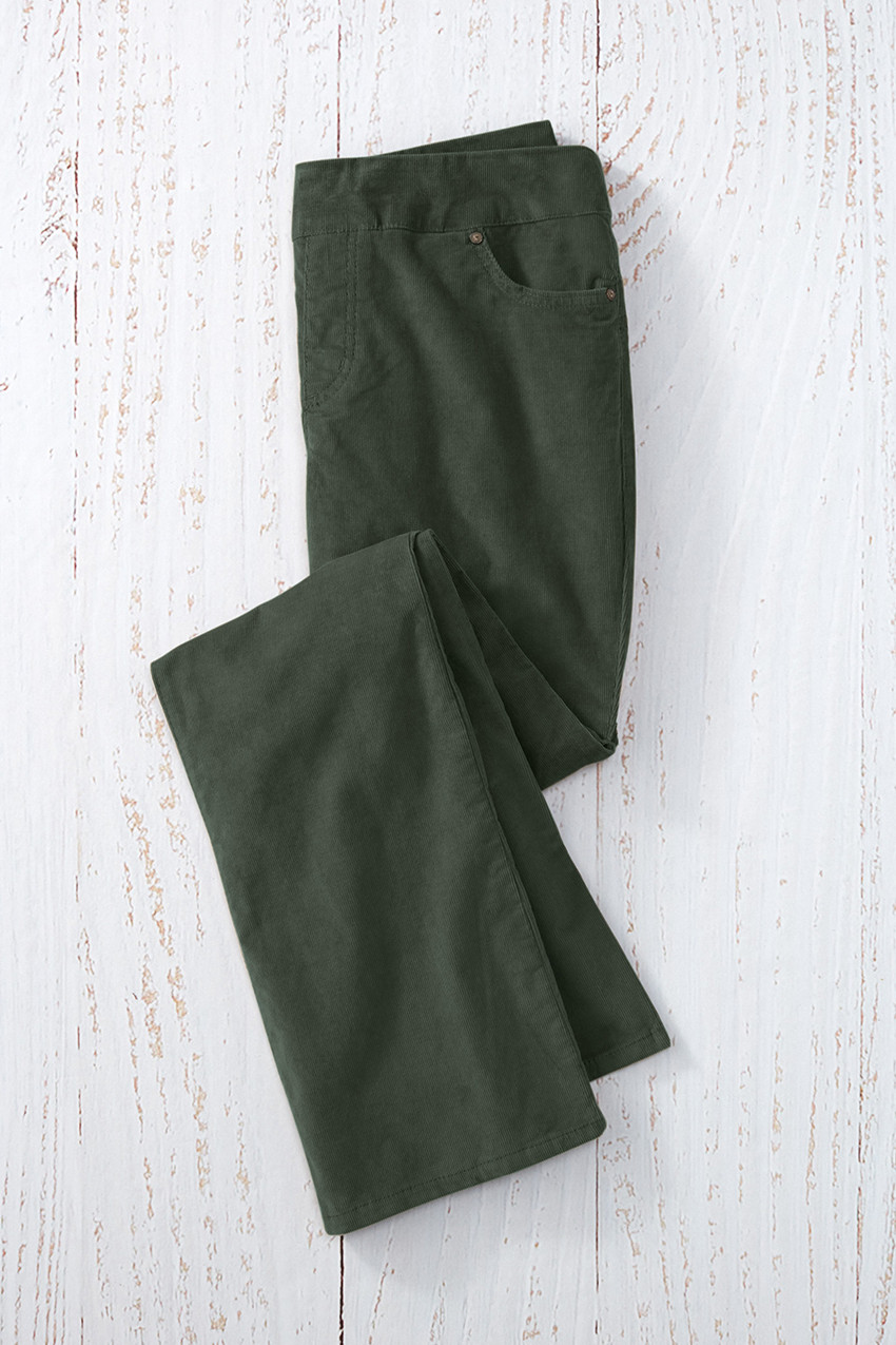 Pull On ShapeMe® Bootcut Corduroys