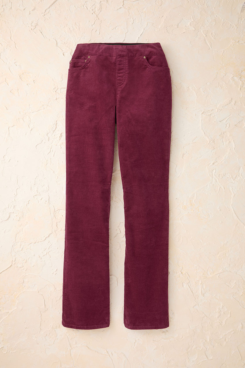 Pull On ShapeMe® Bootcut Corduroys