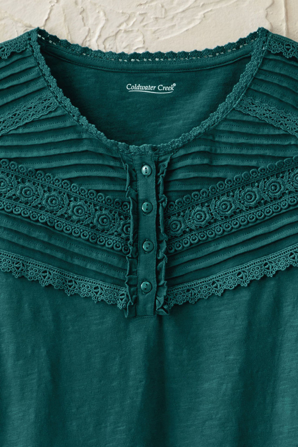 Lace Charmed Henley