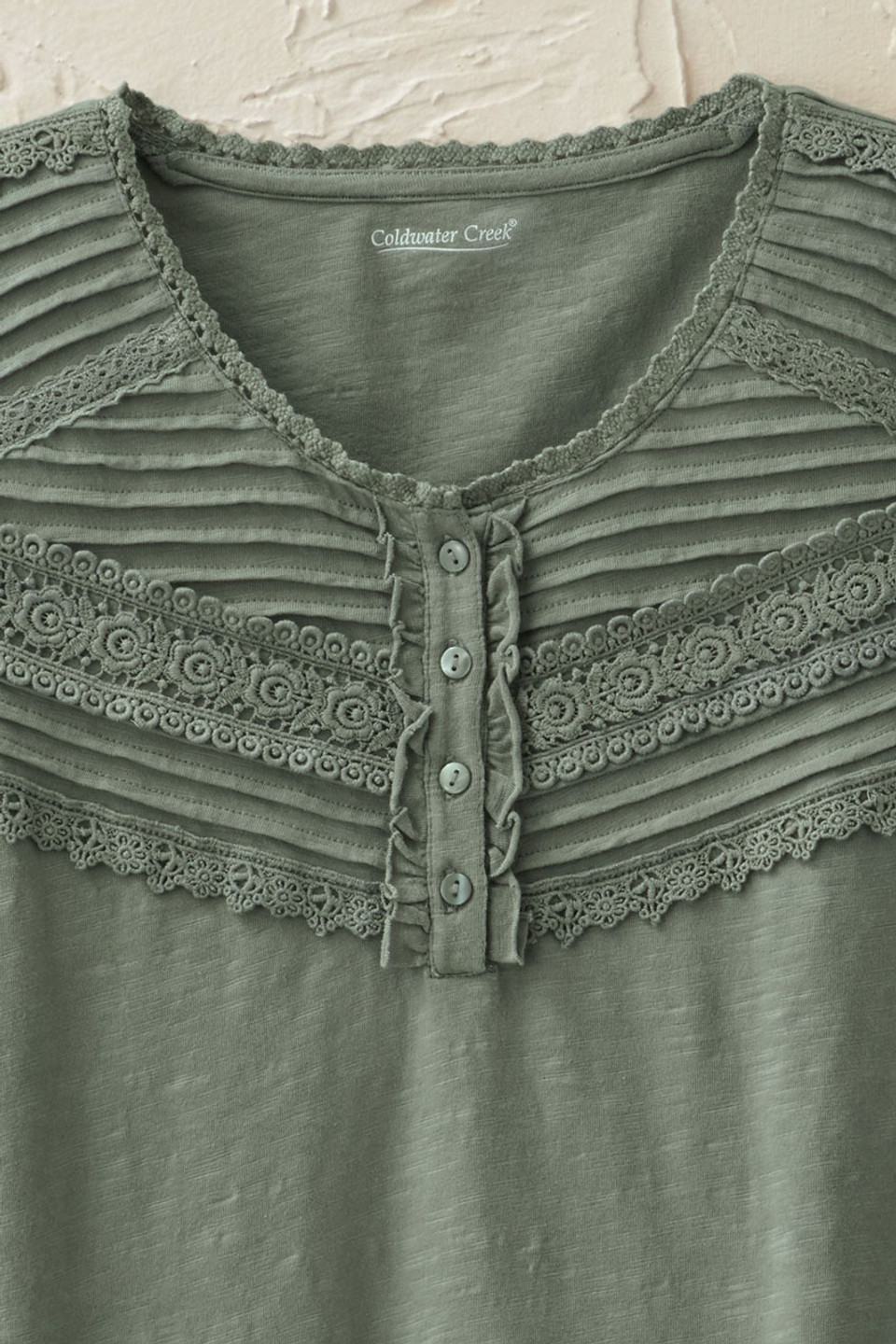 Lace Charmed Henley