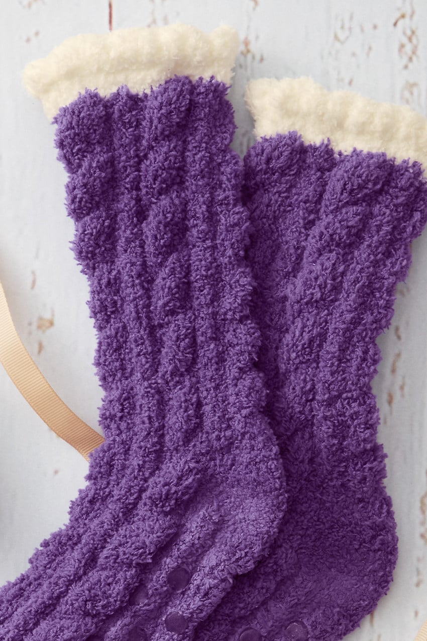 Cozy Comfort Cable Socks