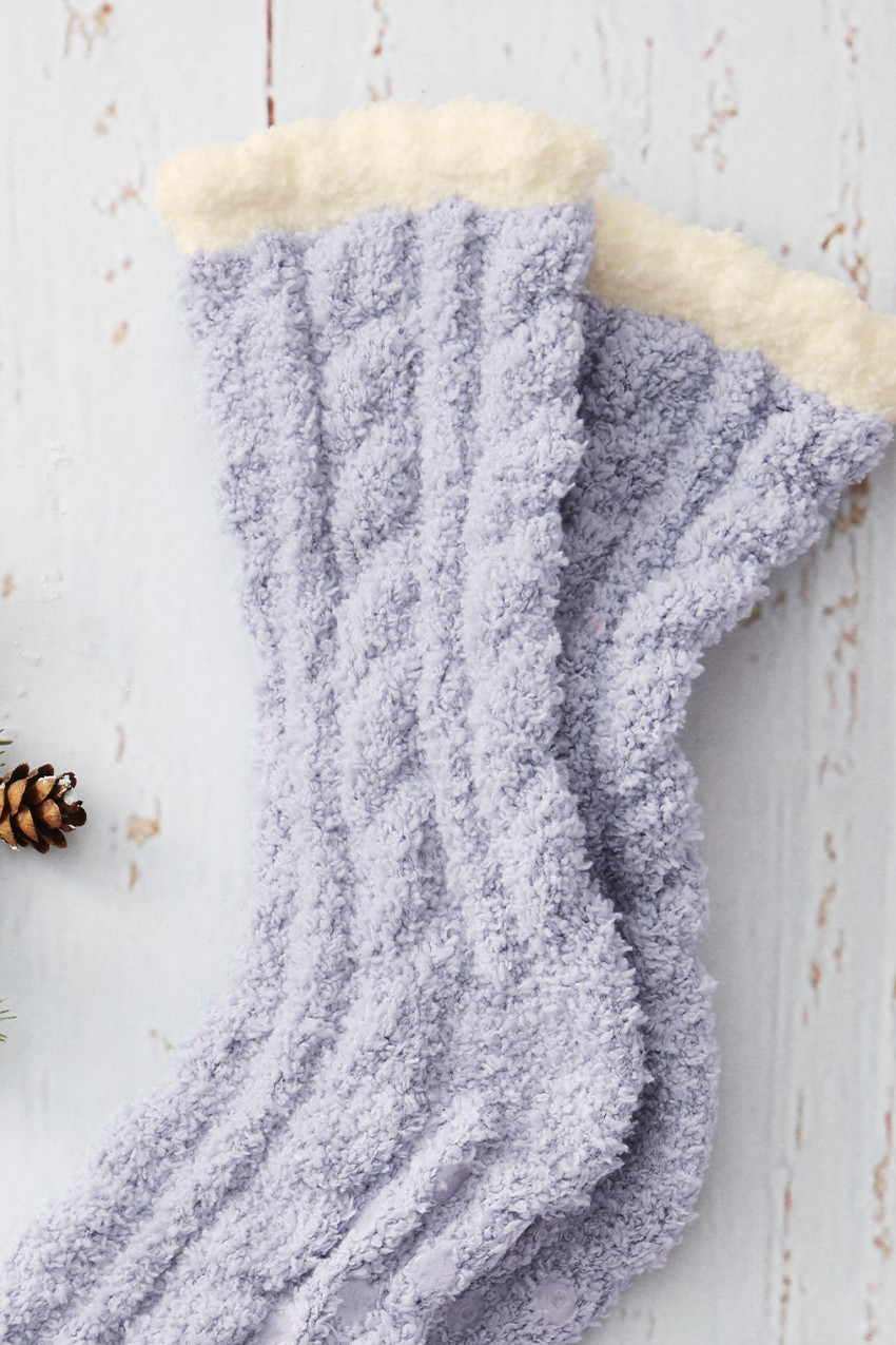 Cozy Comfort Cable Socks - Coldwater Creek