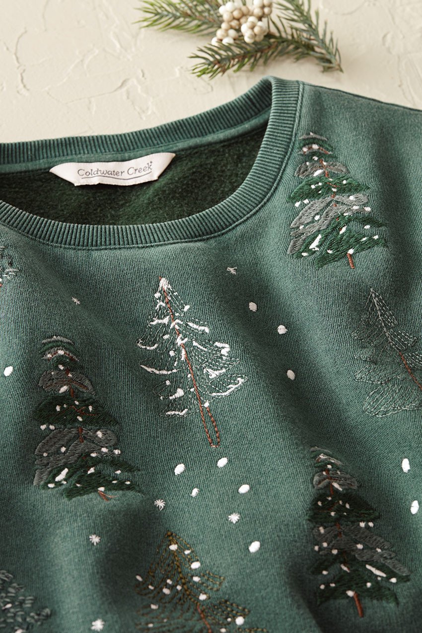 Forest of Firs Tunic Sweatshirt