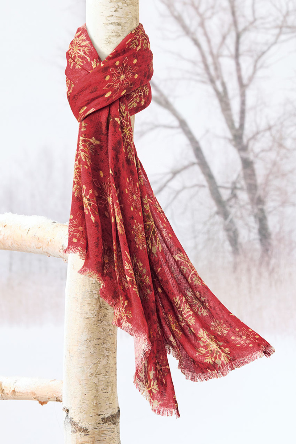 Snowflake Serenity Scarf