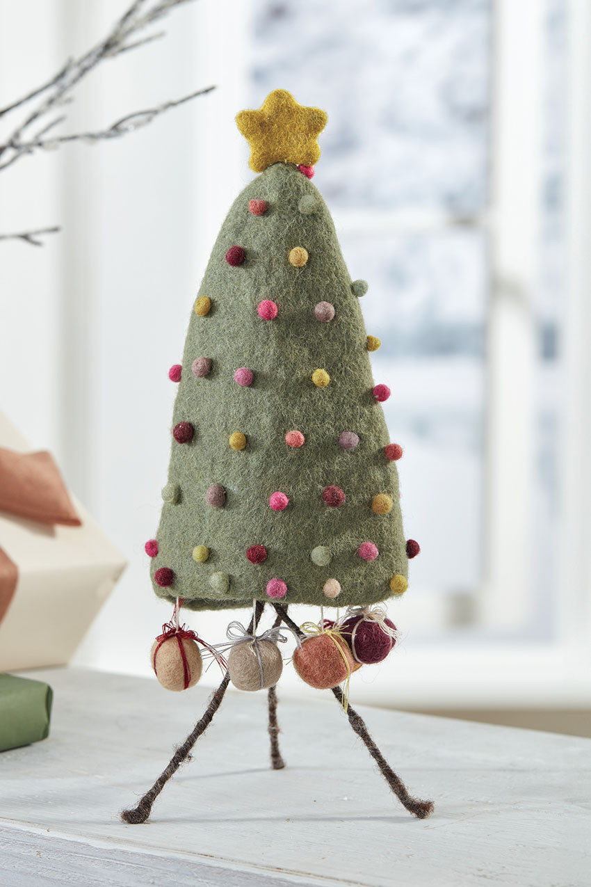 Felted Wool Christmas Tree Décor Coldwater Creek
