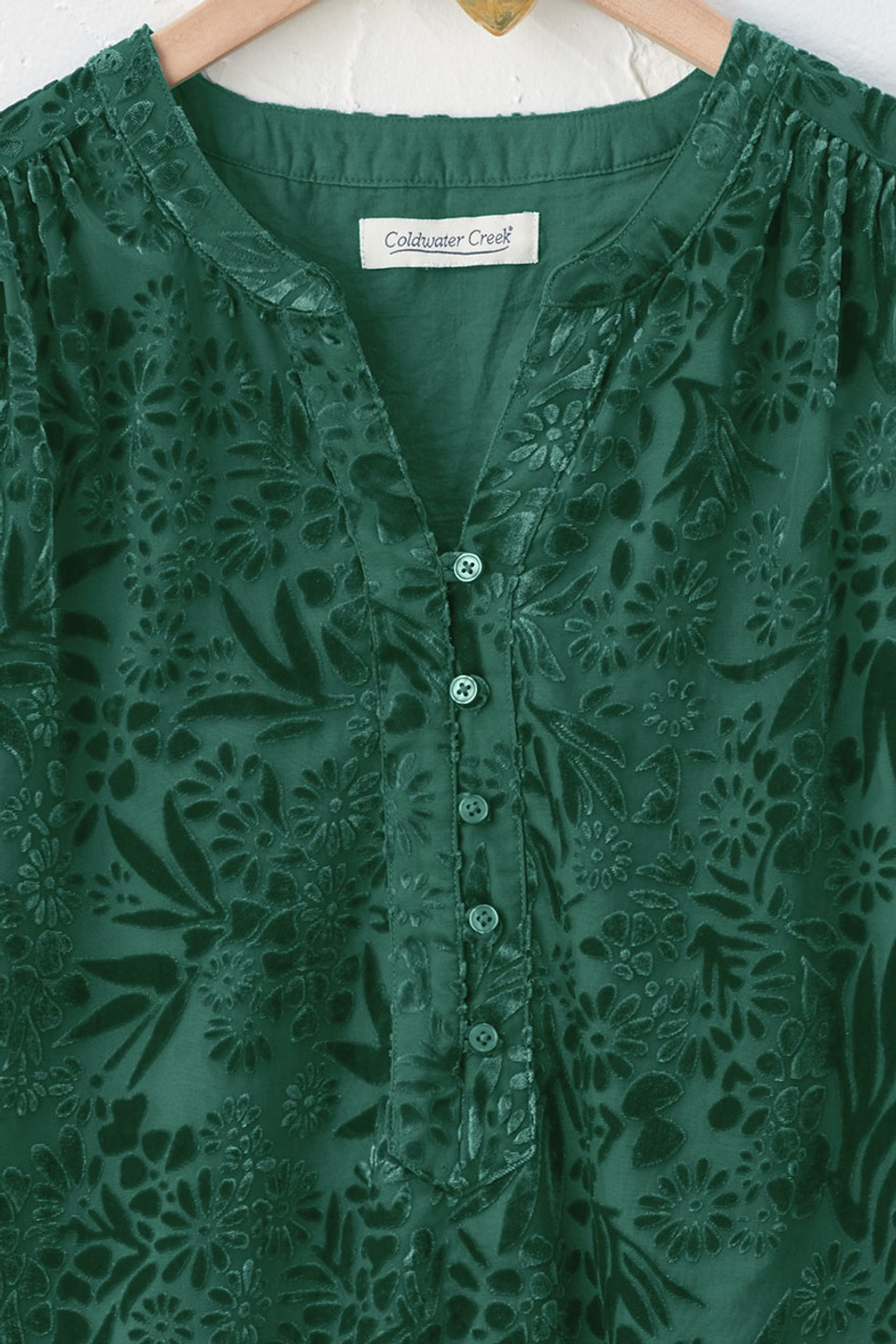 トップス Greed International Velour Bonding Tunic velvet-burnout-