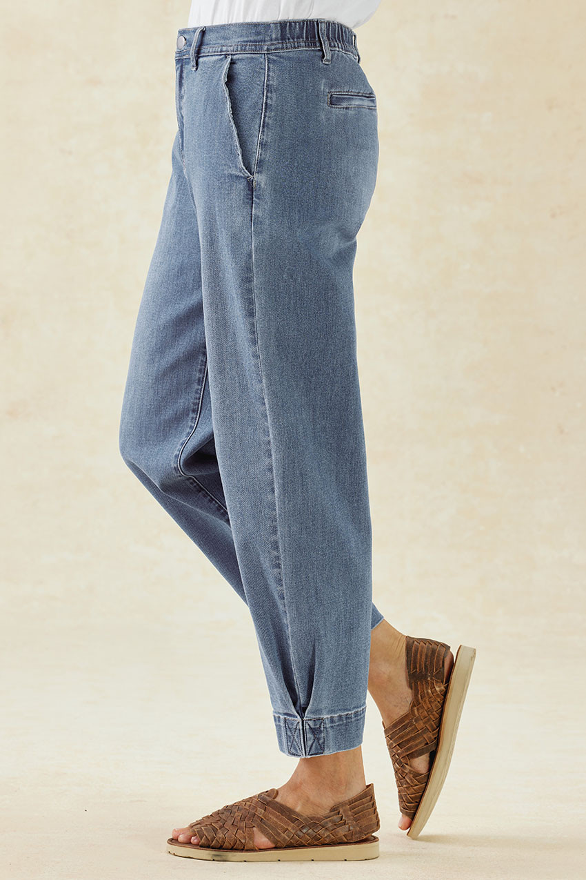 Lantern-Leg Jeans