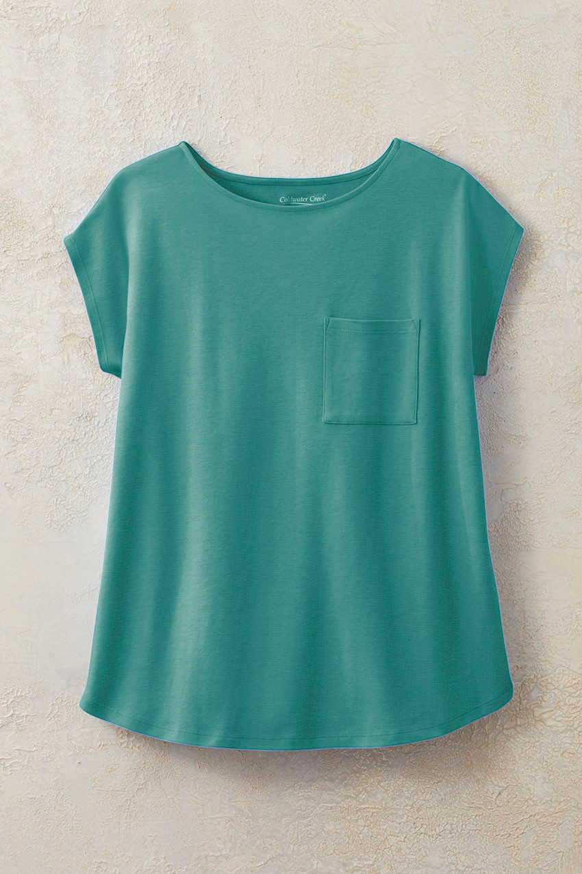 BestCotton™ Pocket Tee - Coldwater Creek