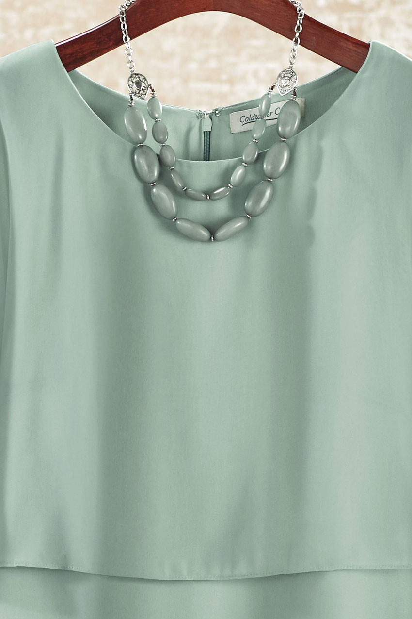 Charisma Chiffon Capelet Dress