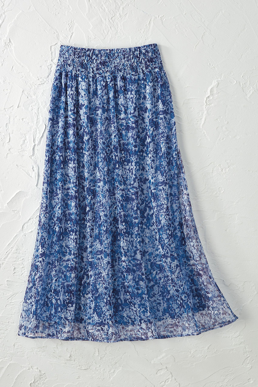 Flowerscape Mesh Skirt