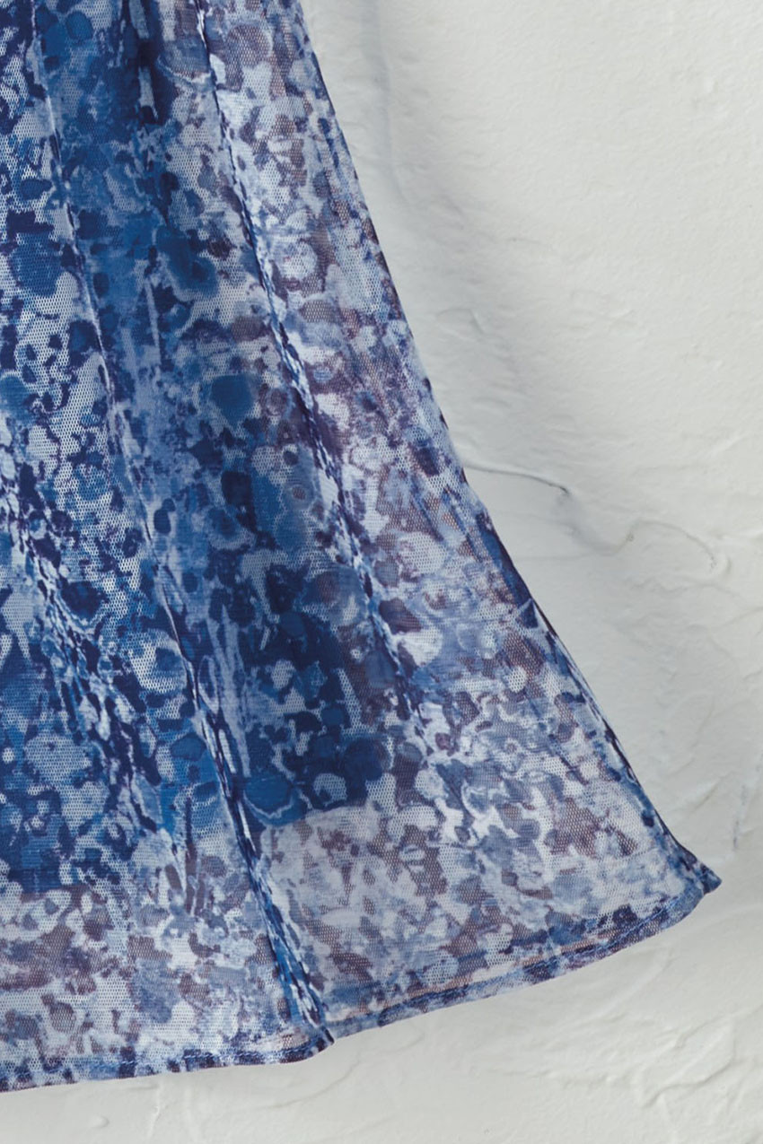 Flowerscape Mesh Skirt