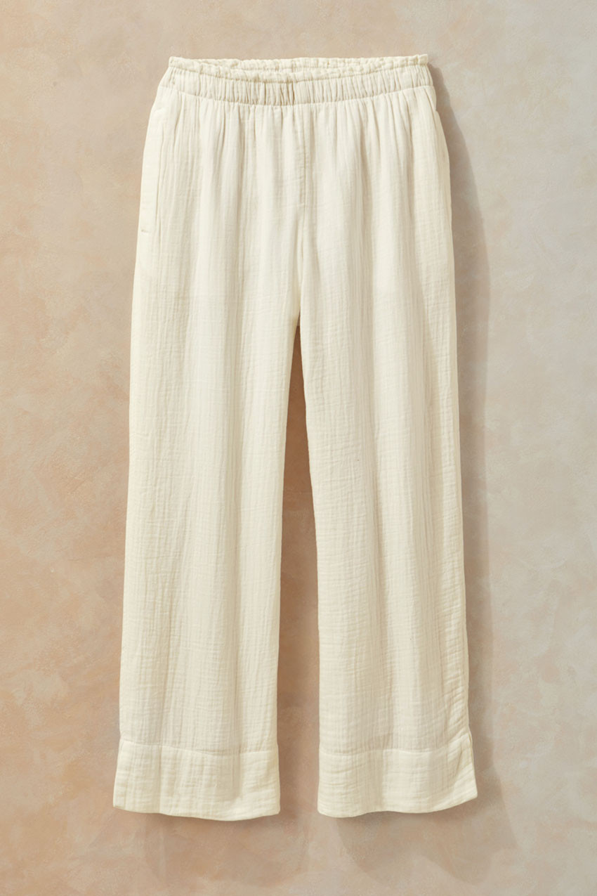 Summer Breeze Gauze Pull-On Crops