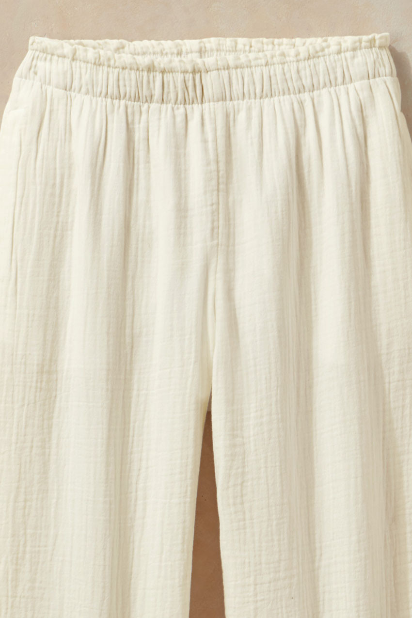 Summer Breeze Gauze Pull-On Crops