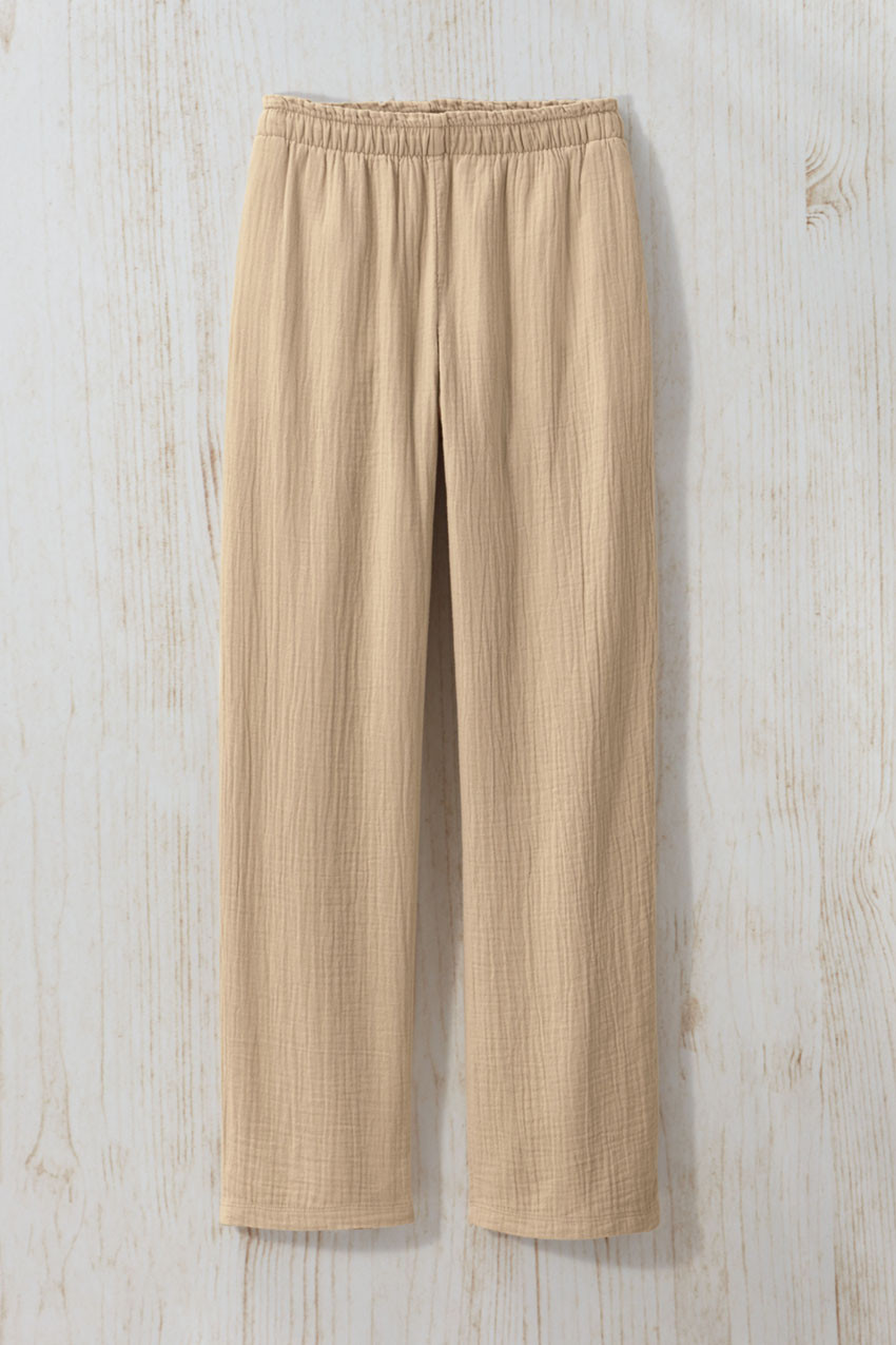 Summer Breeze Gauze Pull-On Pants