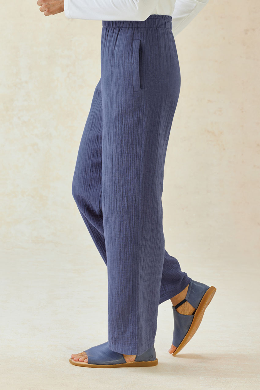 Summer Breeze Gauze Pull-On Pants