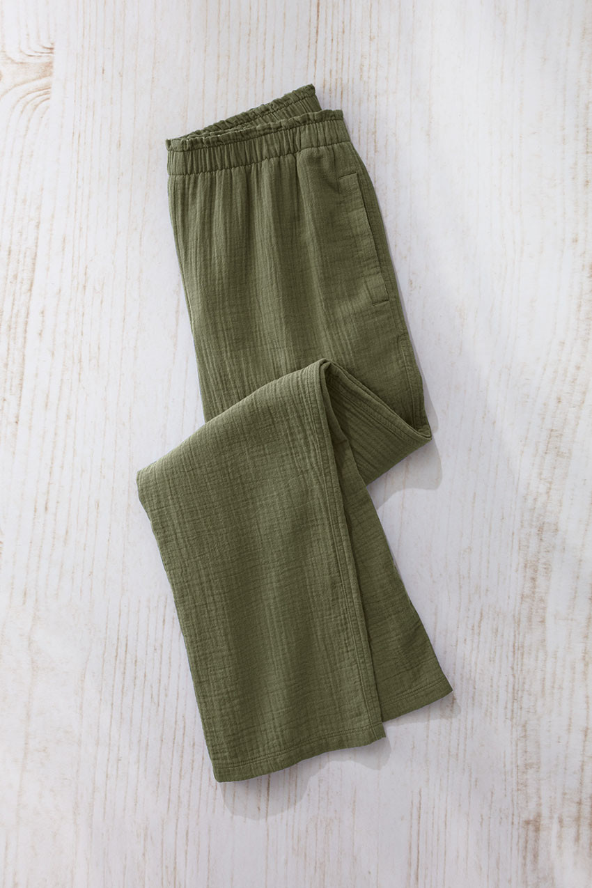 Summer Breeze Gauze Pull-On Pants