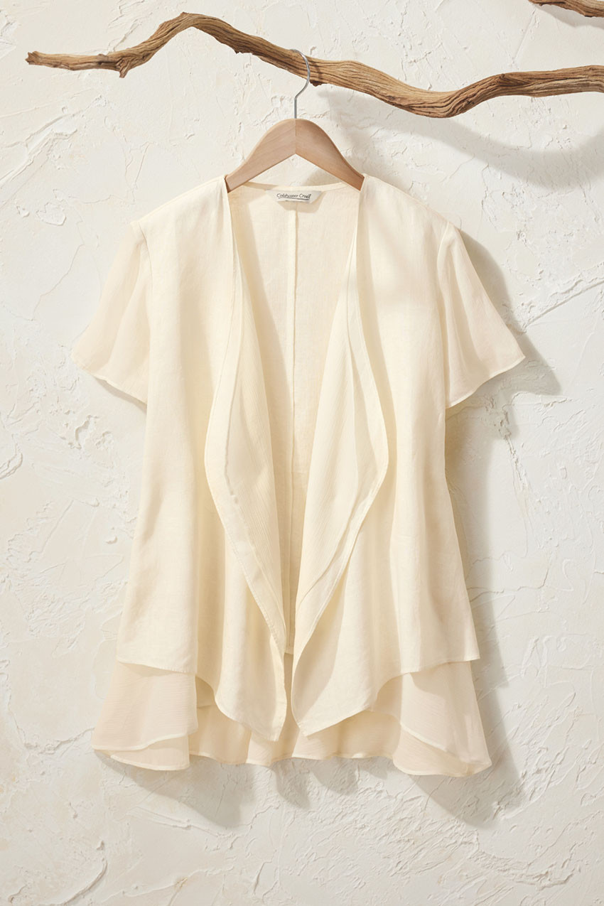 Cascade Linen Topper