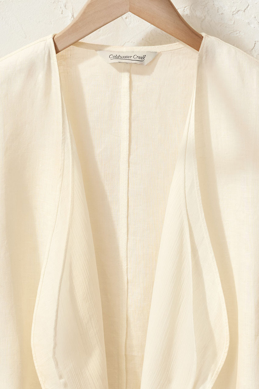 Cascade Linen Topper