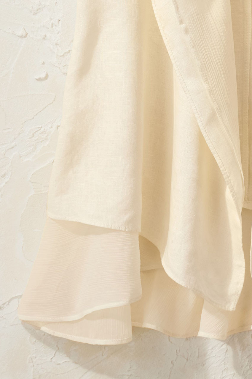 Cascade Linen Topper