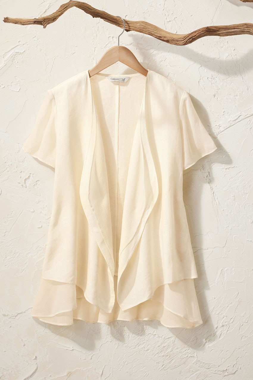 Cascade Linen Topper