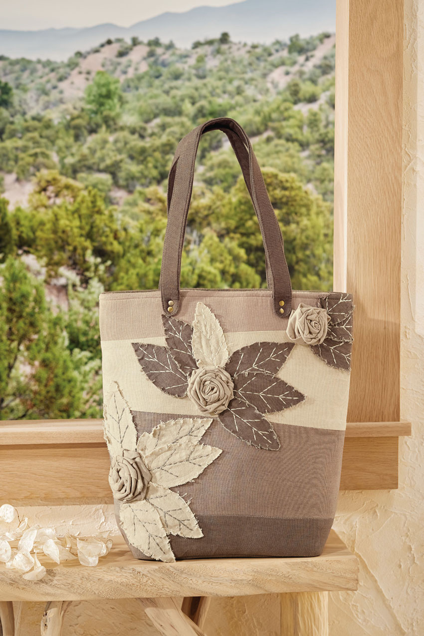 Gathered Flowers Tote