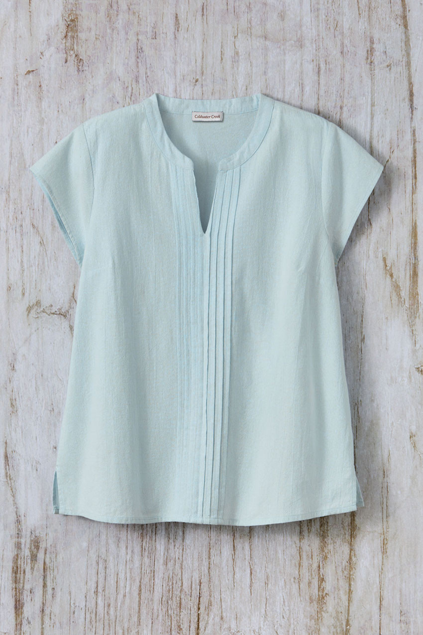Summer Light Pintuck Top - Coldwater Creek