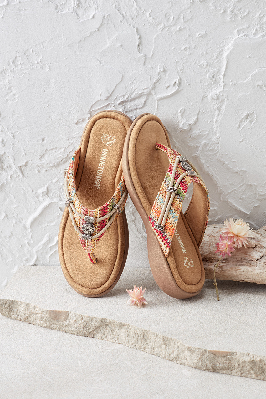 Silverthorne Sandals by Minnetonka®