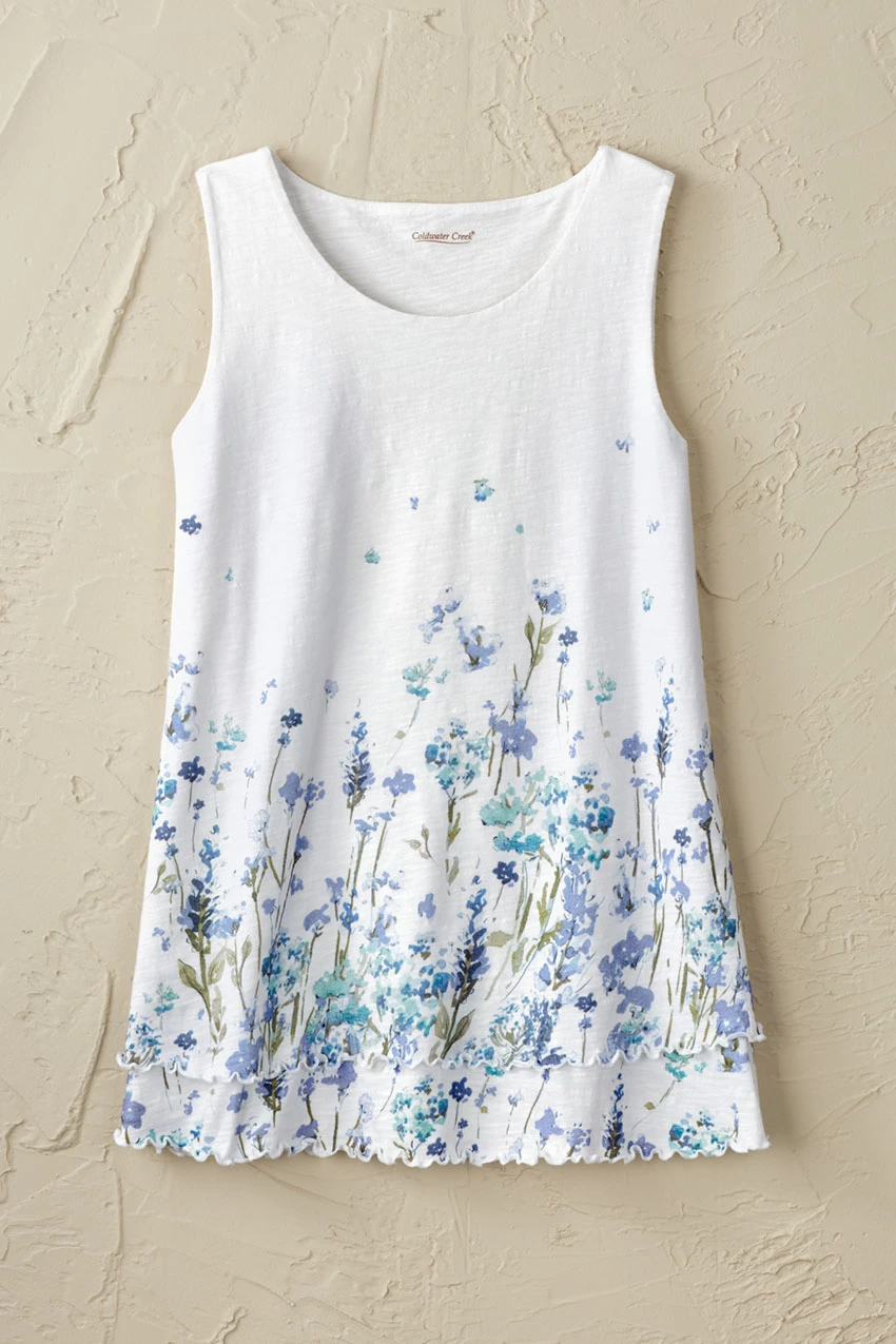 Joy of Flowers Knit Tunic