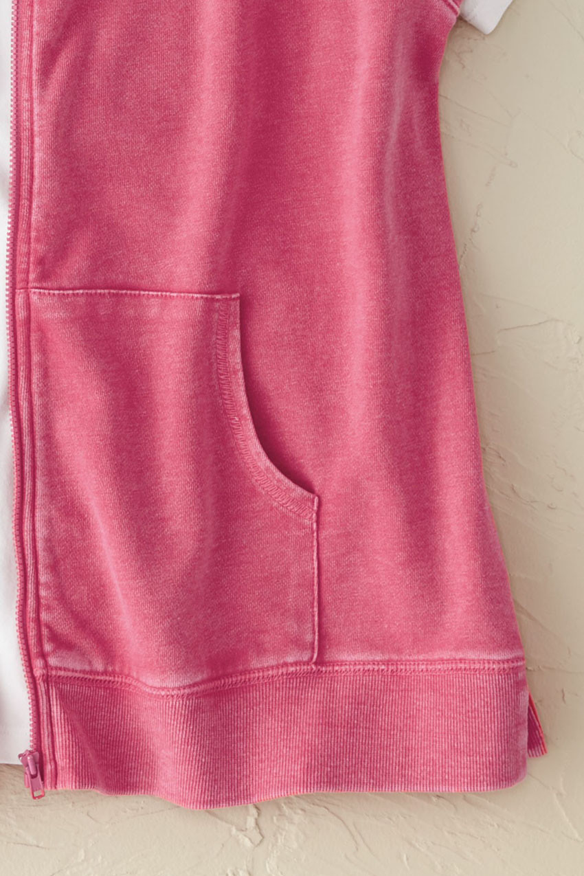 Colorwash Short-Sleeve Sweatshirt