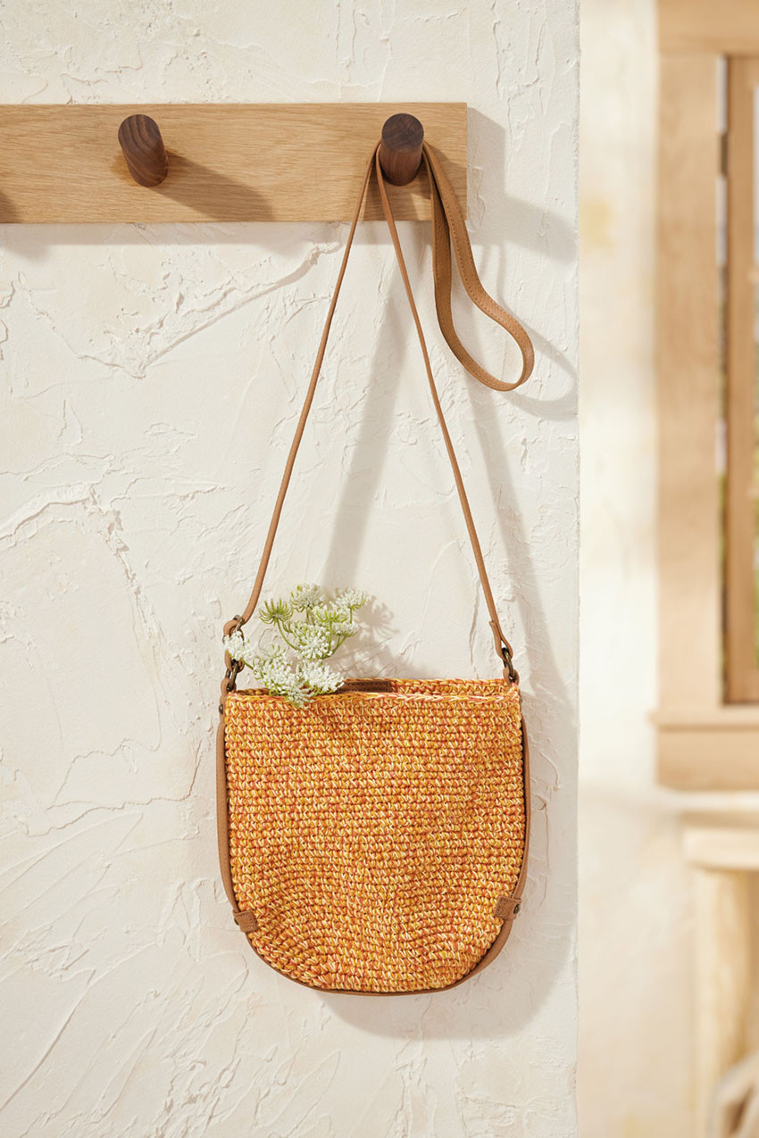 Sunset Woven Crossbody Bag - Coldwater Creek