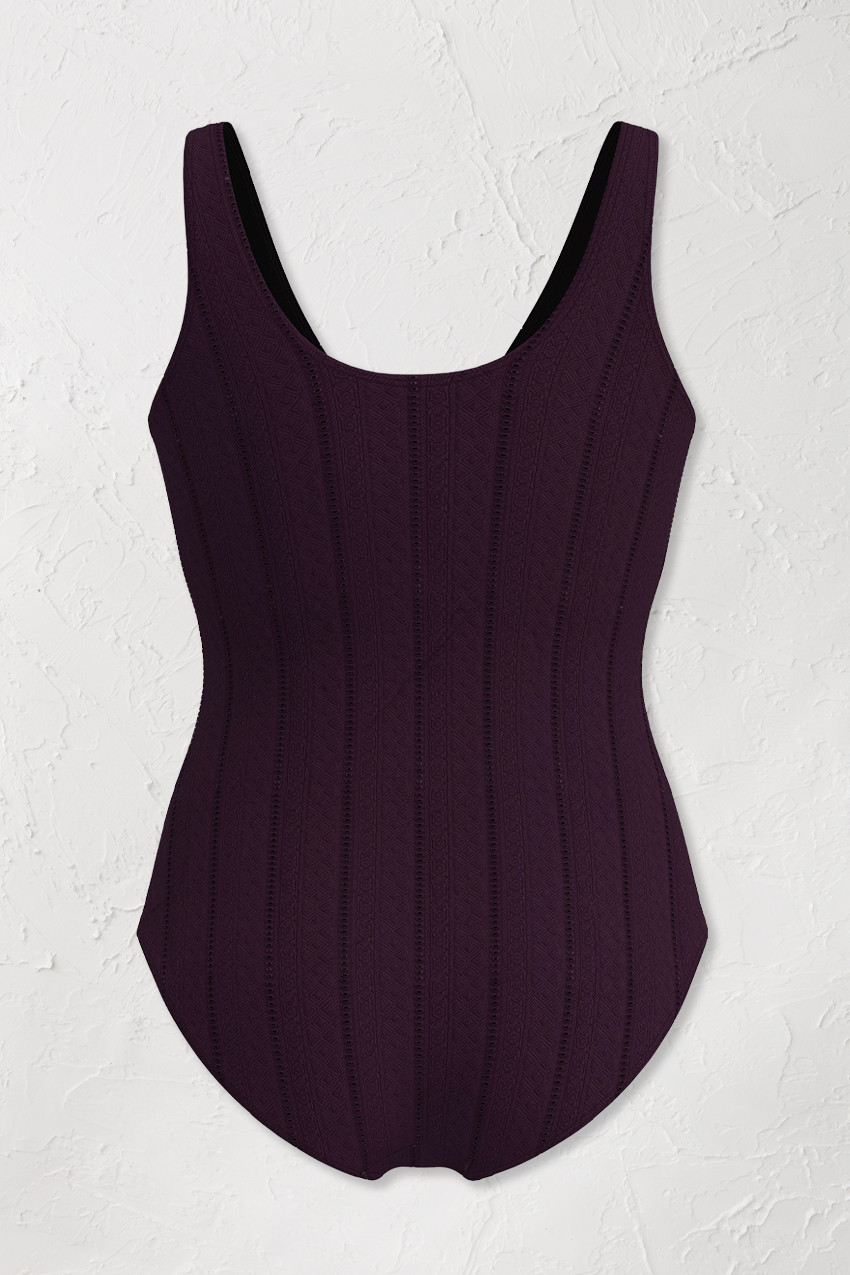 Textured ShapeMe™ Crossover Bathing Suit