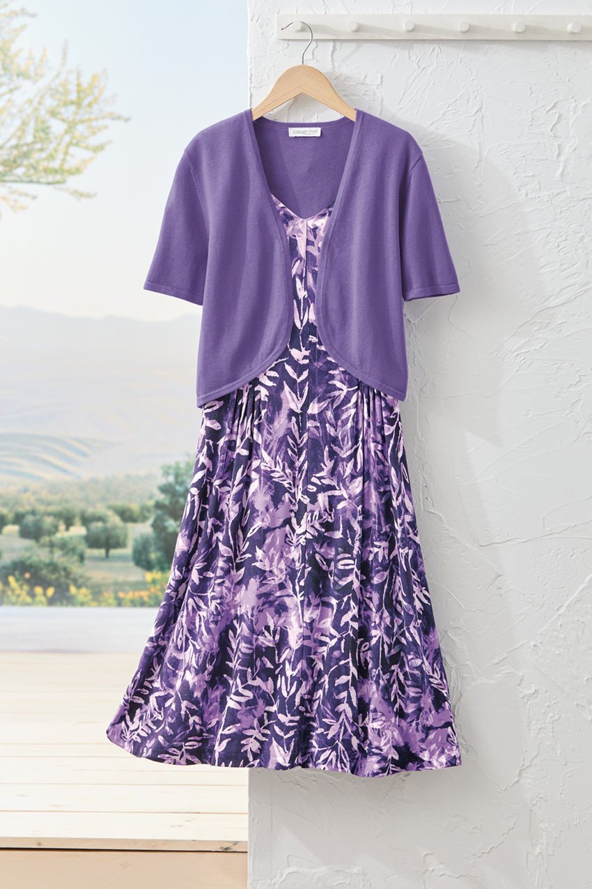 Botanical Muse Knit Dress