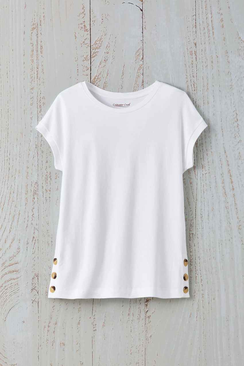 #BestCotton™ Side-Button Tunic