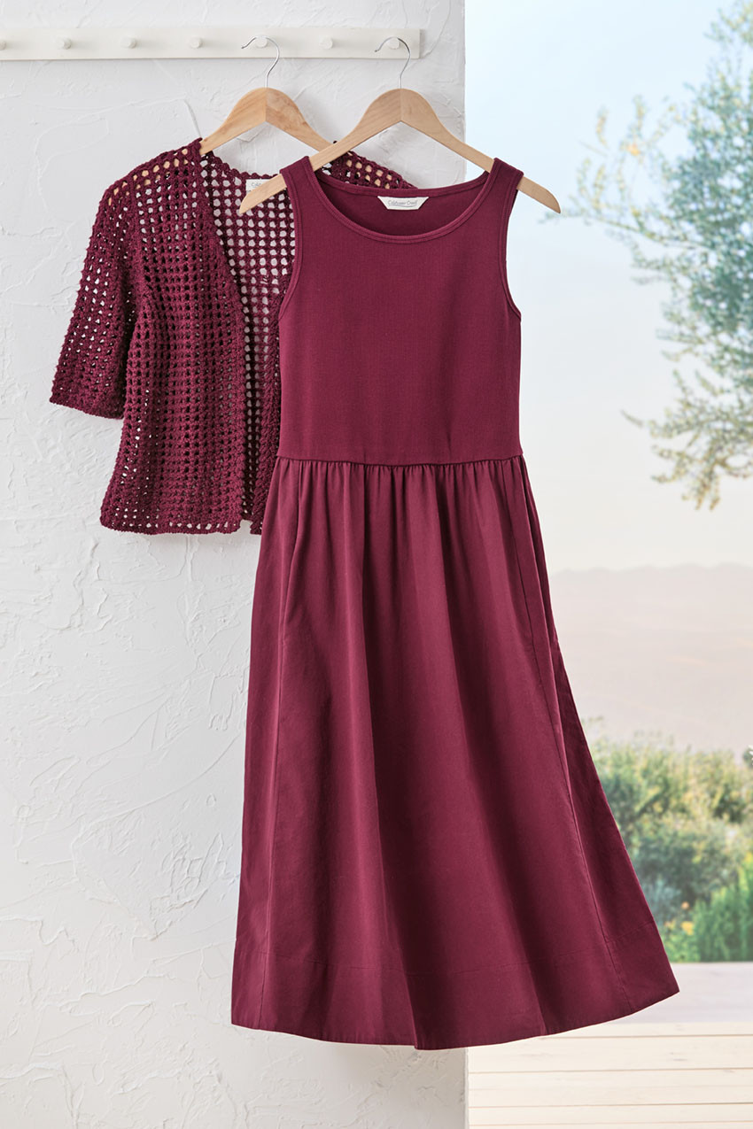 Effortless Mixed Media Dress