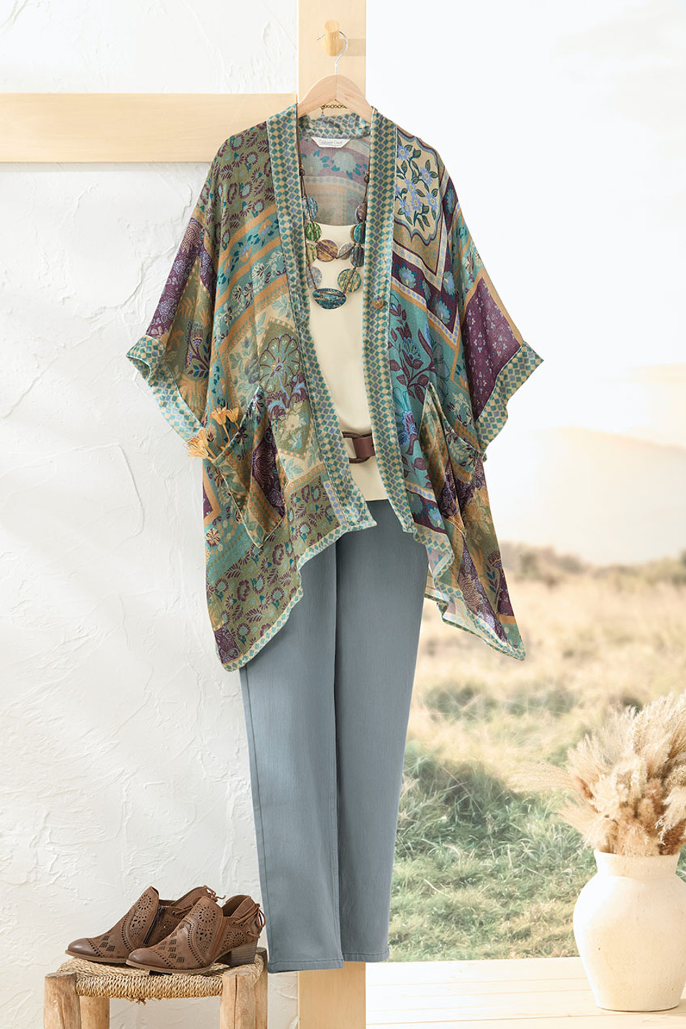 Patchwork Flora Topper