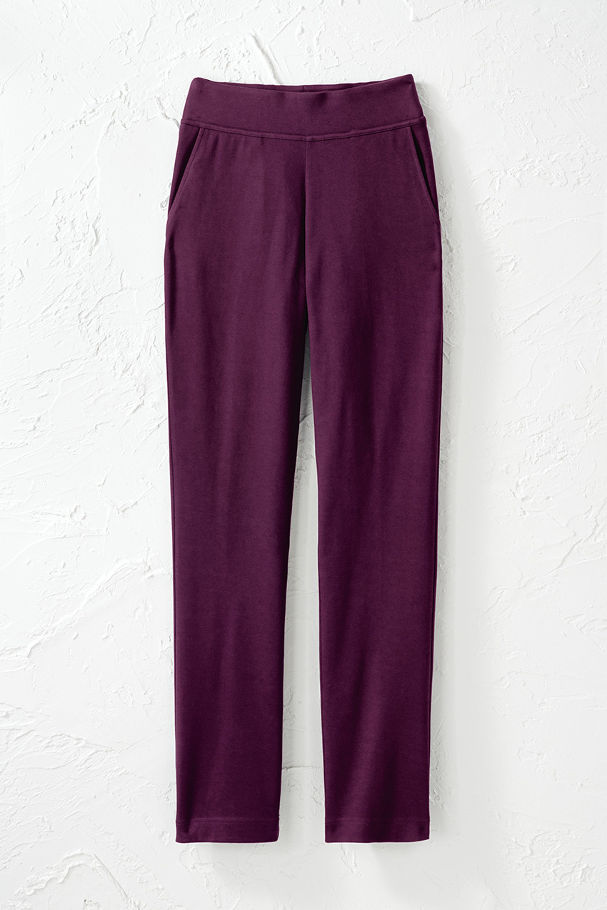 Endless Comfort Slim Leg Pants with Pockets