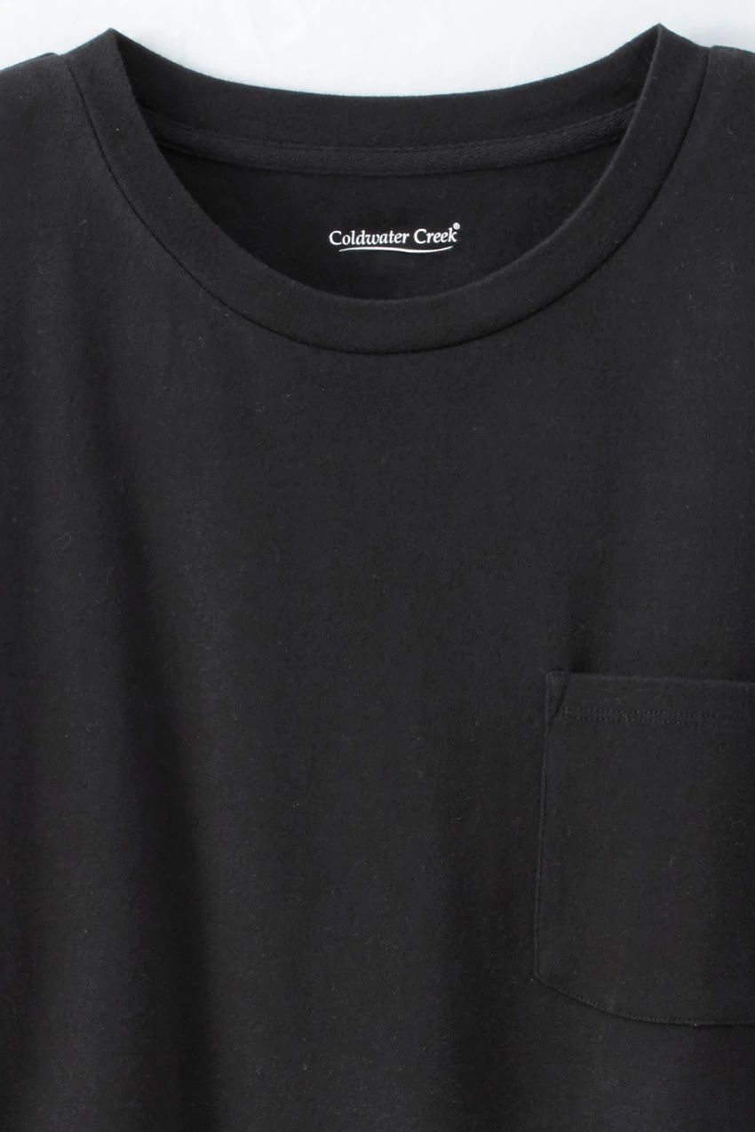 #BestCotton™ Long Sleeve Boxy Pocket Tee