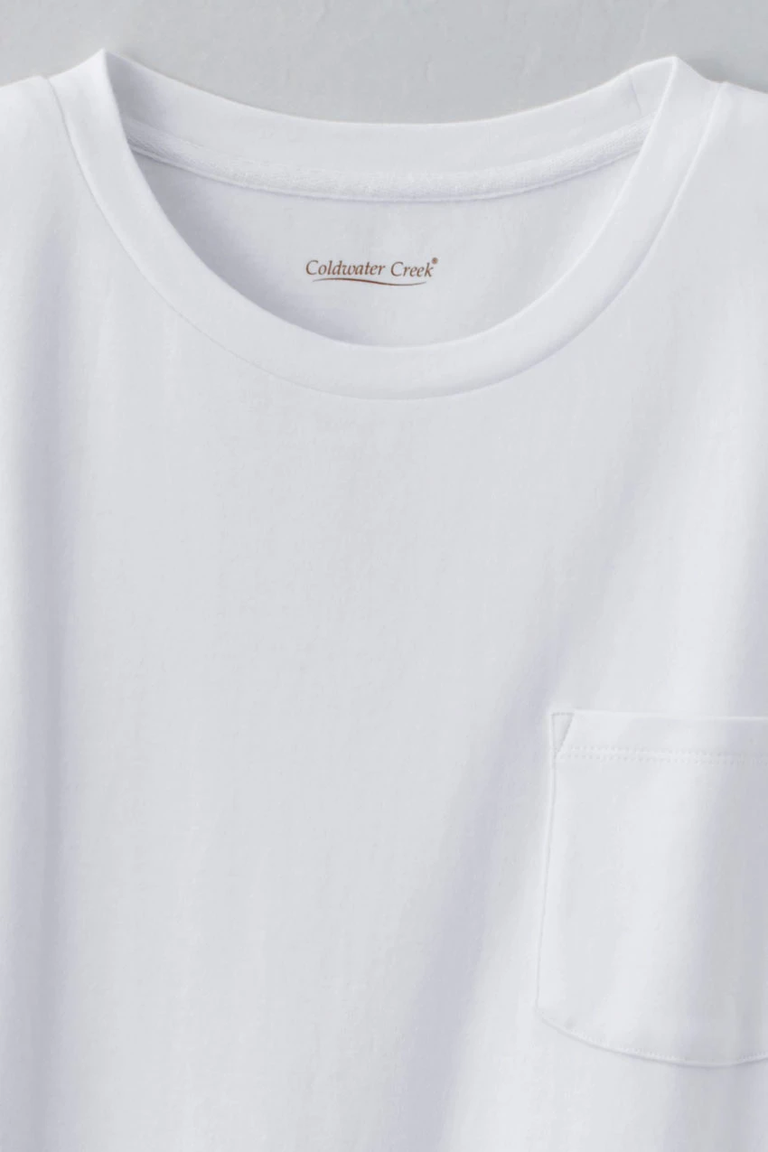 #BestCotton™ Long Sleeve Boxy Pocket Tee