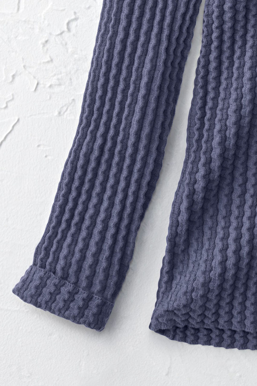 Textured Funnelneck Sweater