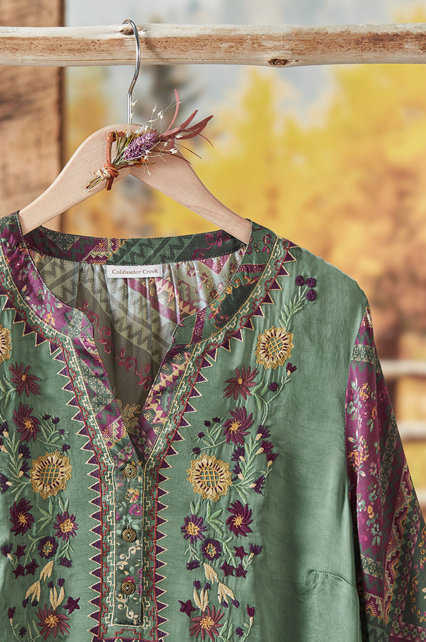 Enchanted Botanicals Tunic