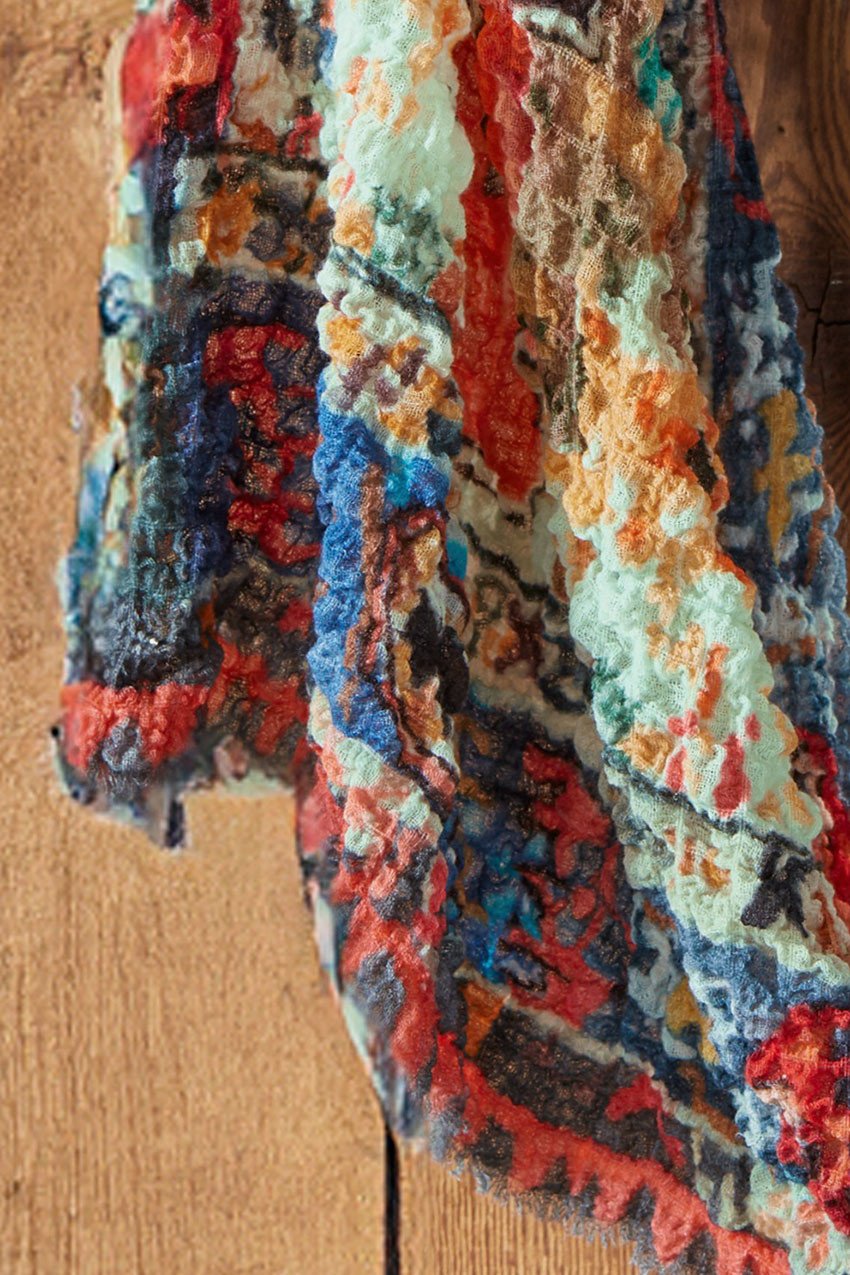 Painted Hills Crinkle Scarf