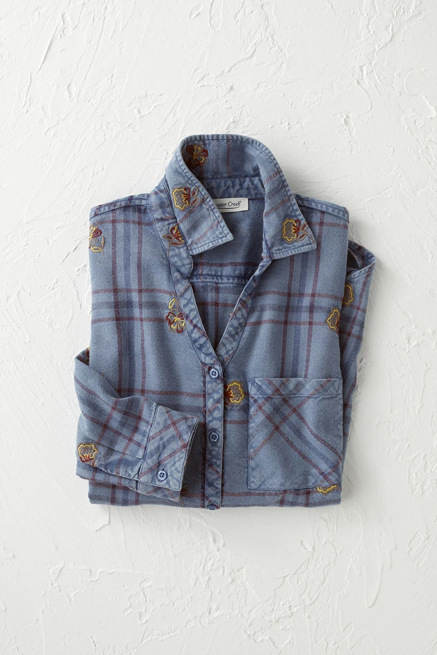 Plaid About Florals Shirt