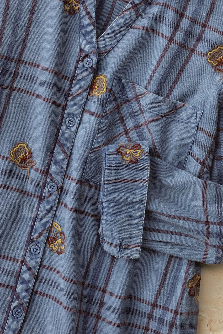 Plaid About Florals Shirt
