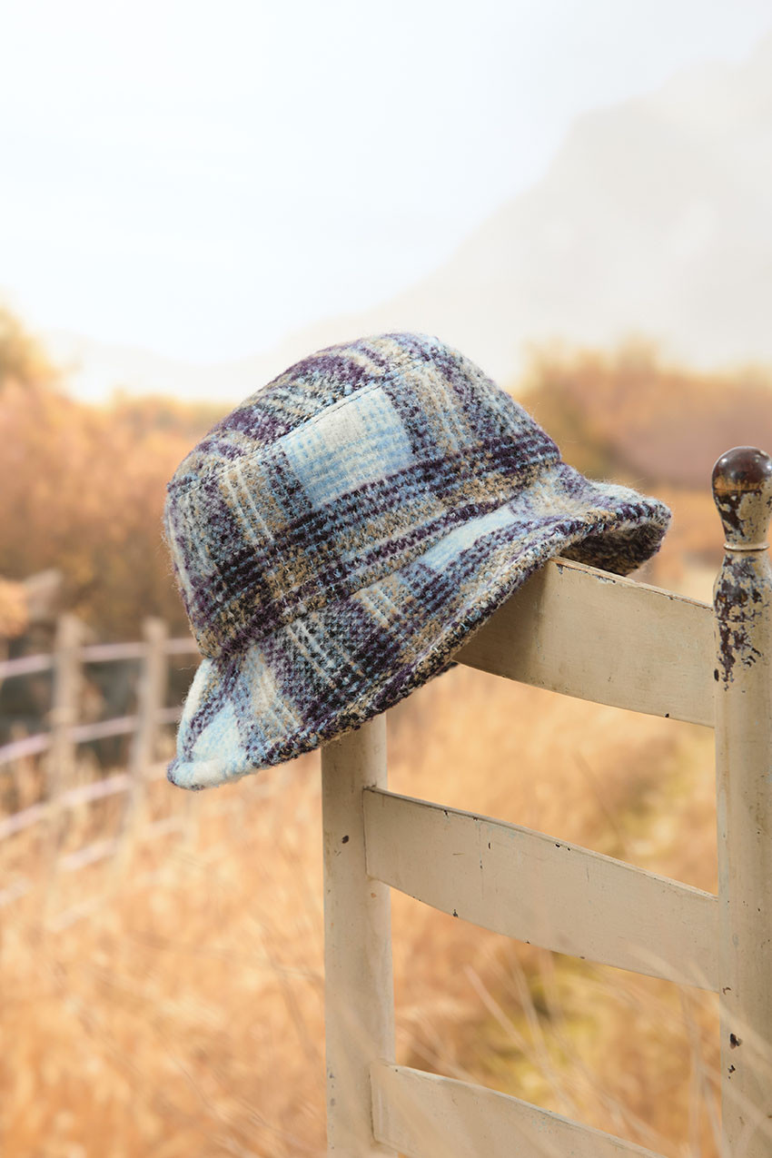 Twilight Plaid Bucket Hat by San Diego Hat Company®
