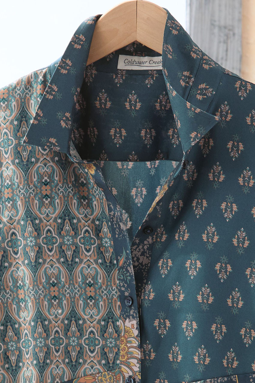 Pieced Patches Easy Care Tunic