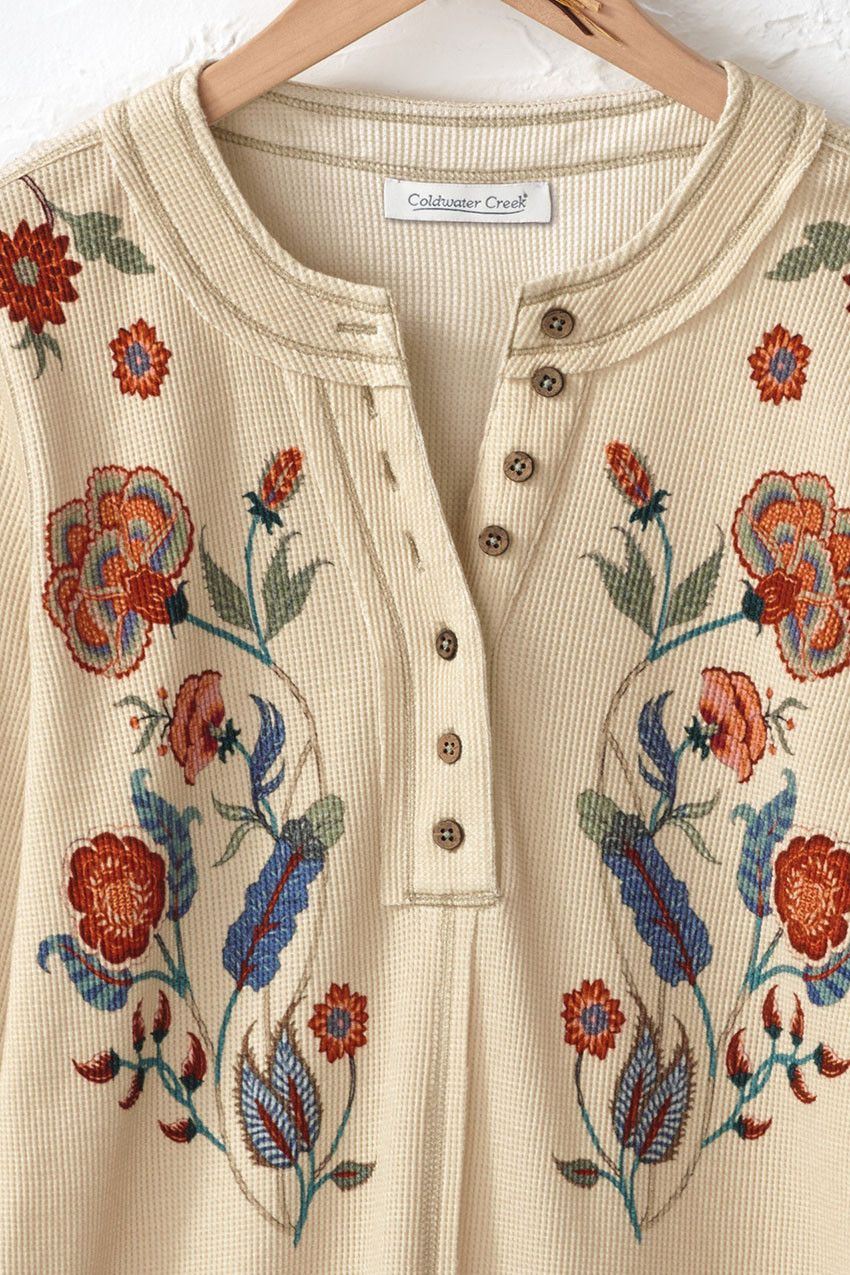 Casa Rosa Waffle Henley