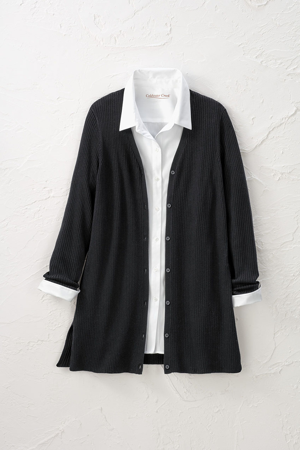 Ribbed Boyfriend Cardigan
